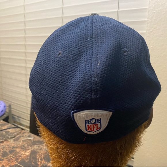 New Era NFL Seattle Seahawks Men’s Blue Grey Baseball Cap Size S/M - Picture 10 of 12